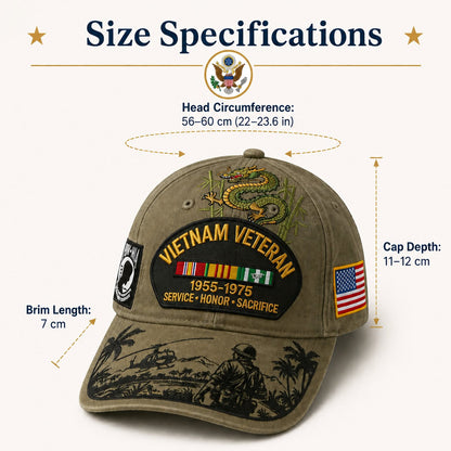 🔥🔥🔥Last Day Promo: 49% OFF 🎖️ - Vietnam Veteran Tribute Cap