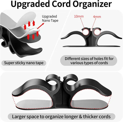 10-Pack Kitchen Appliance Cord Organizer Hooks