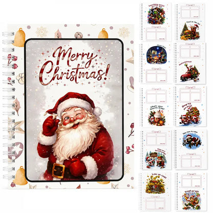 DIY Christmas Gift Card Holder Book 5x7 Inch