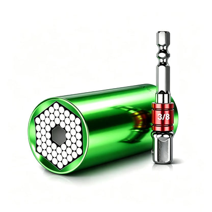 🎁Universal Grip Socket Tool With Power Drill Adapter – 7–19mm