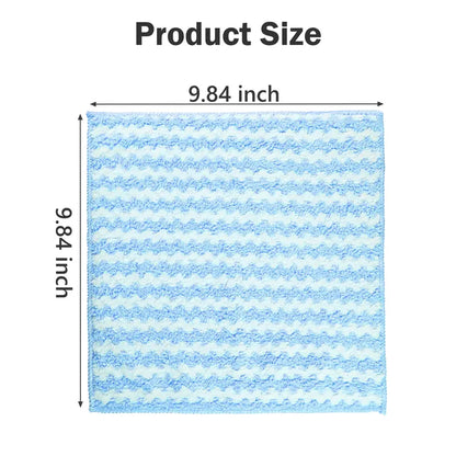 10PCS Ultra-Fine Microfiber Cleaning Cloths (Mixed Colors)