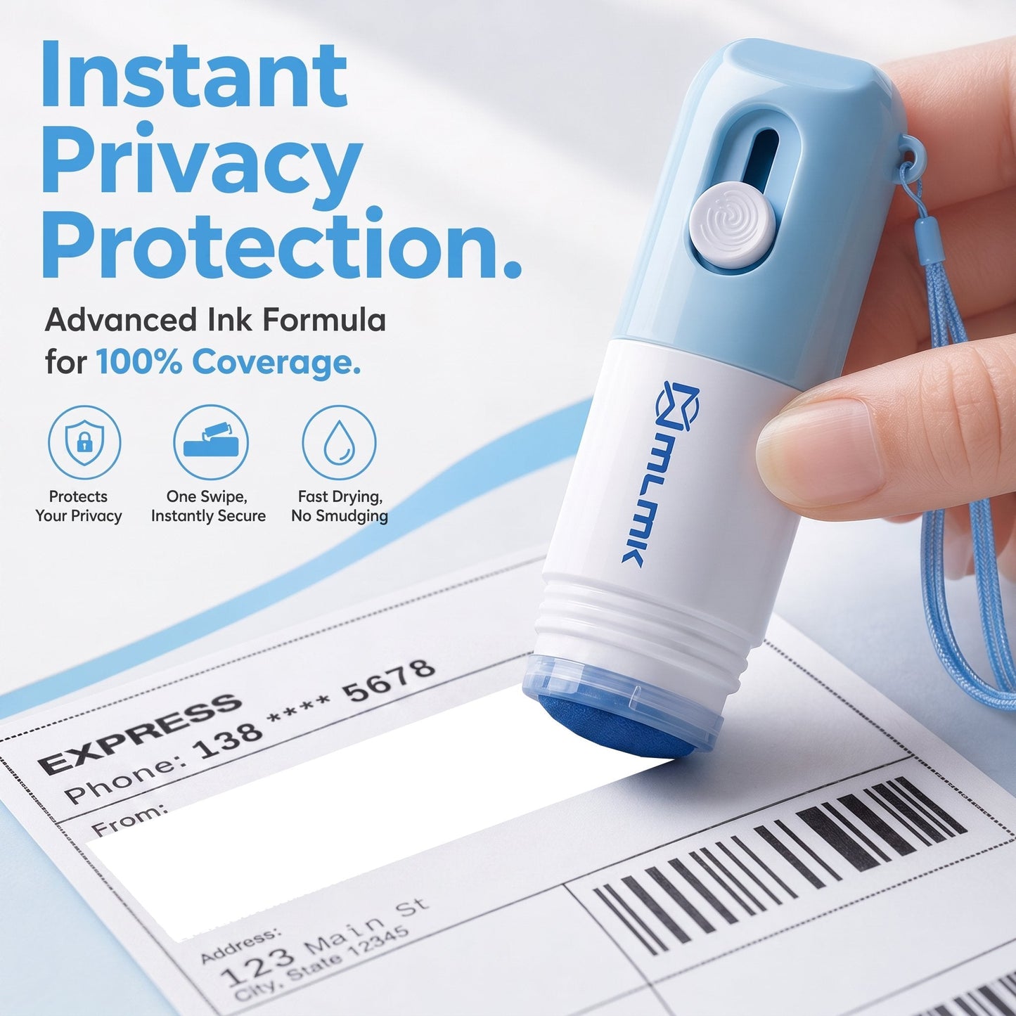 🛡️ 2-in-1 Privacy Shield | Fast-Drying Express Information Blocker ✨