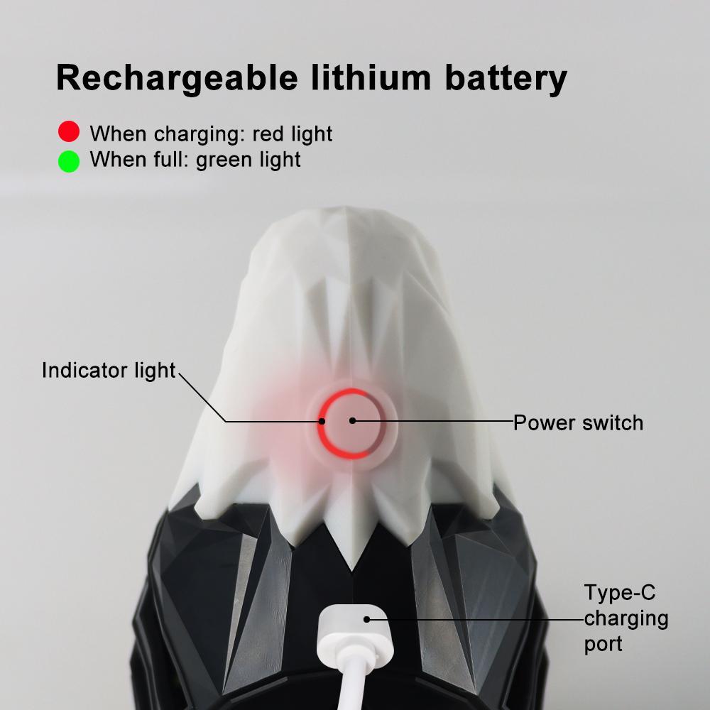 Eagle Wall Light LED Magnetic Night Lamp No Drill Easy Install USB Rechargeable Cool Room Decor