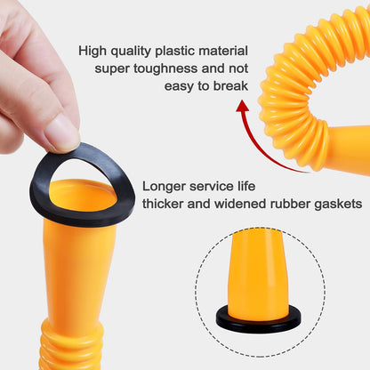 Upgraded Gas Can Spout Replacement Kit – Flexible Leak-Resistant Fuel Nozzle for Most 1–10 Gallon Cans