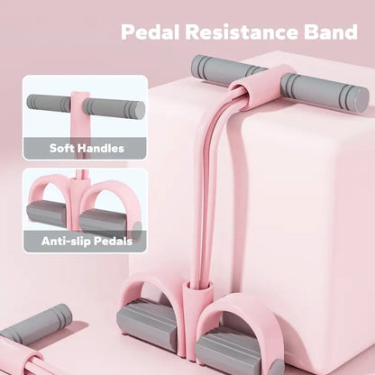 Multifunktionales Pedal-Widerstandsband für das Ganzkörpertraining 💪