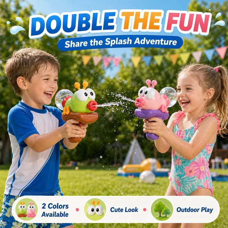 Electric Water Blaster Toy for Kids – Cute Animal One-Touch Summer Water Blaster for Pool, Beach & Backyard Fun