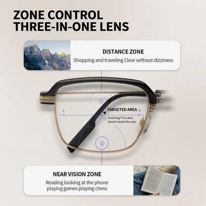 ✨LAST DAY Buy 1 Get 1 Free👓✨ Auto-Adjusting HD Reading Glasses