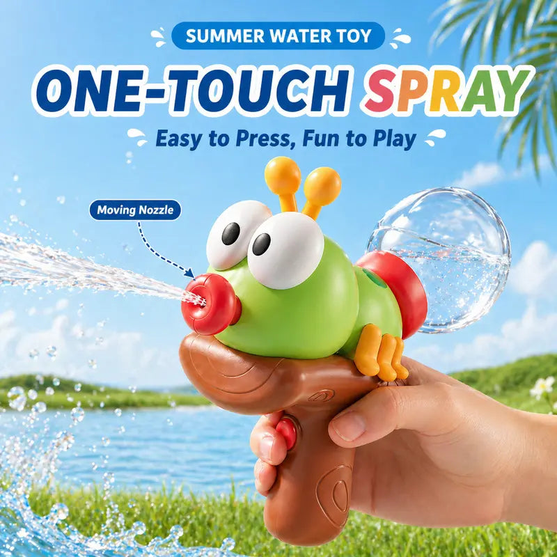 Electric Water Blaster Toy for Kids – Cute Animal One-Touch Summer Water Blaster for Pool, Beach & Backyard Fun