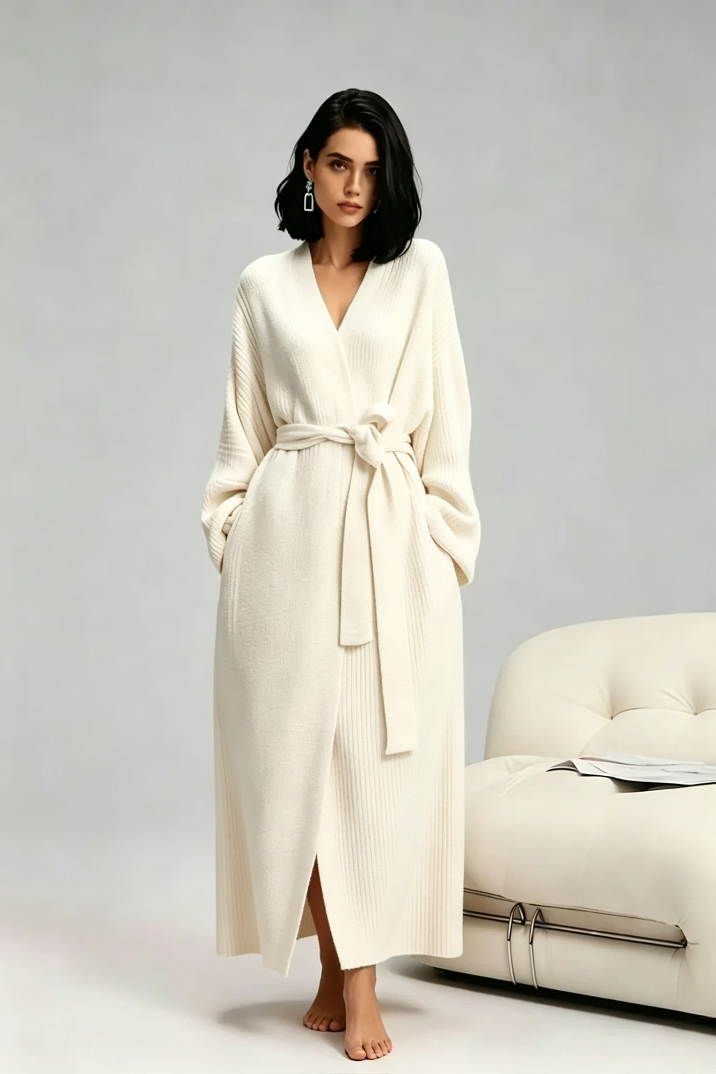 Women's Ultra-Soft Plush Fleece Robe