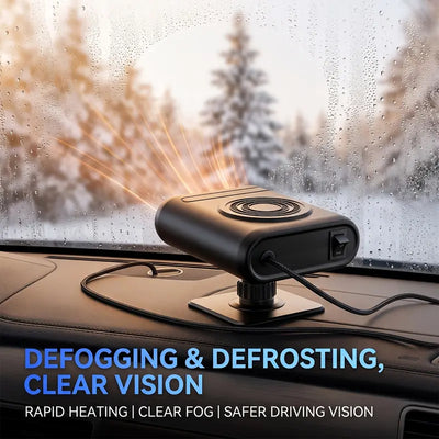 🎁12V Portable Car Heater &amp; 360° Rotatable Window Defroster