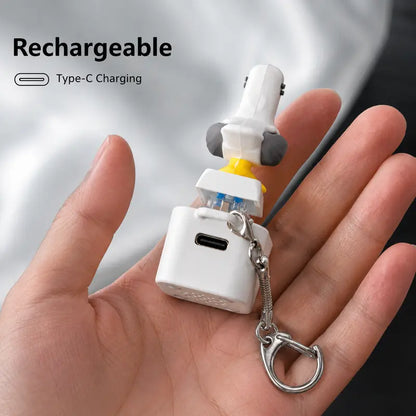 Seagull MINE! Button Keychain – Real Sound & LED Light Funny Interactive Gift