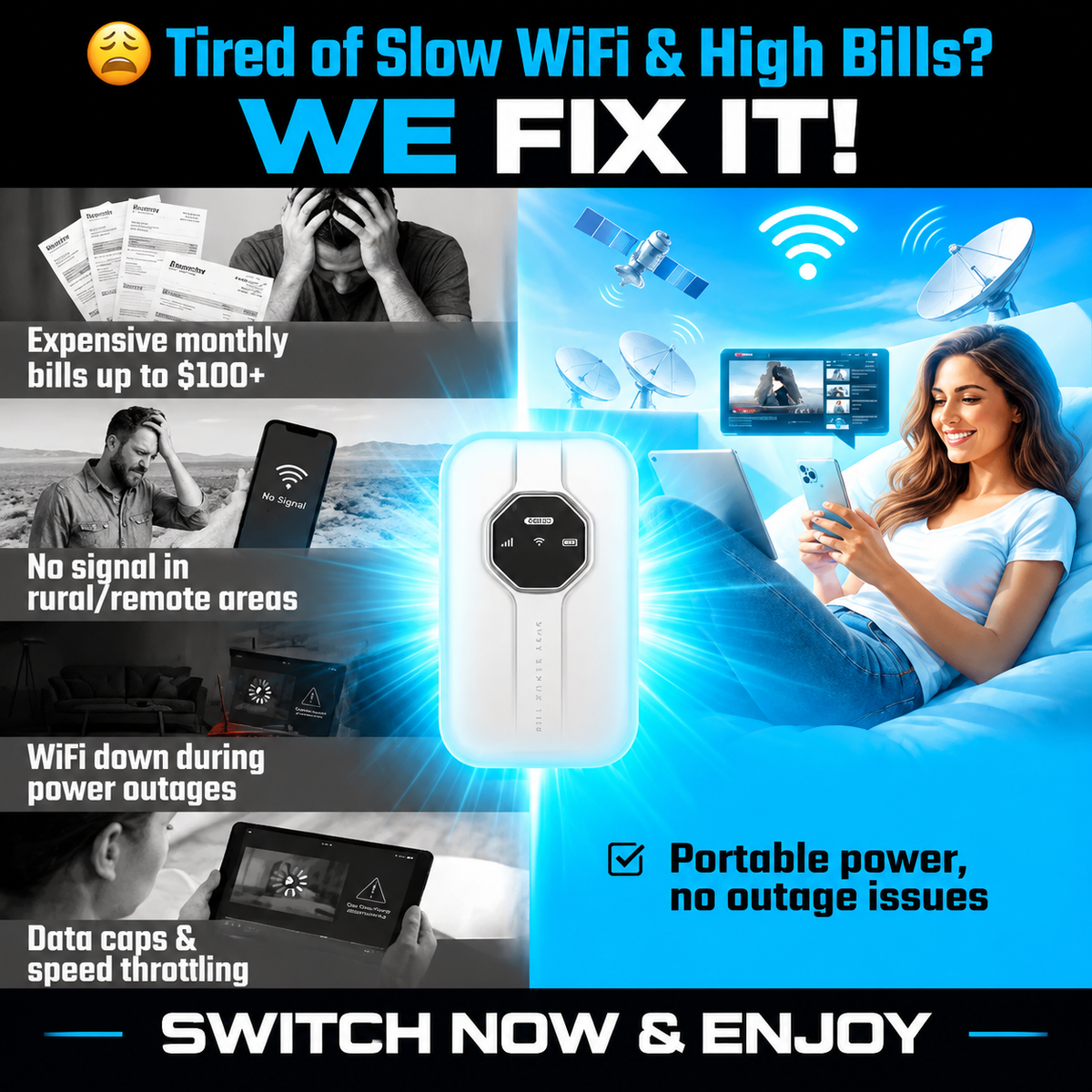 ❤️ Portable Wi-Fi Hotspot – Stay Connected Anywhere
