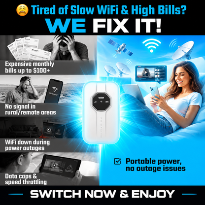 ❤️ Portable Wi-Fi Hotspot – Stay Connected Anywhere