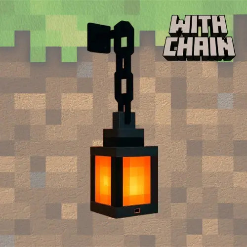 16-Color RGB Rechargeable Pixelated Lantern Night Light