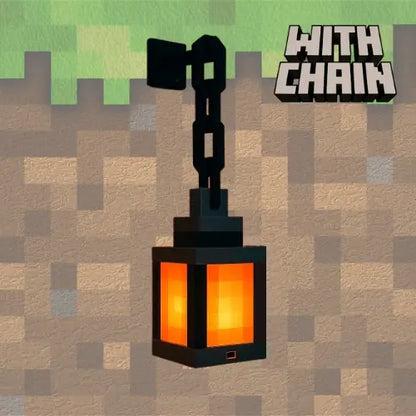 16-Color RGB Rechargeable Pixelated Lantern Night Light