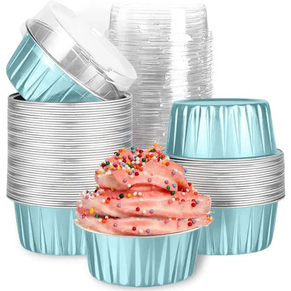 Mini Aluminum Foil Cupcake Baking Cups