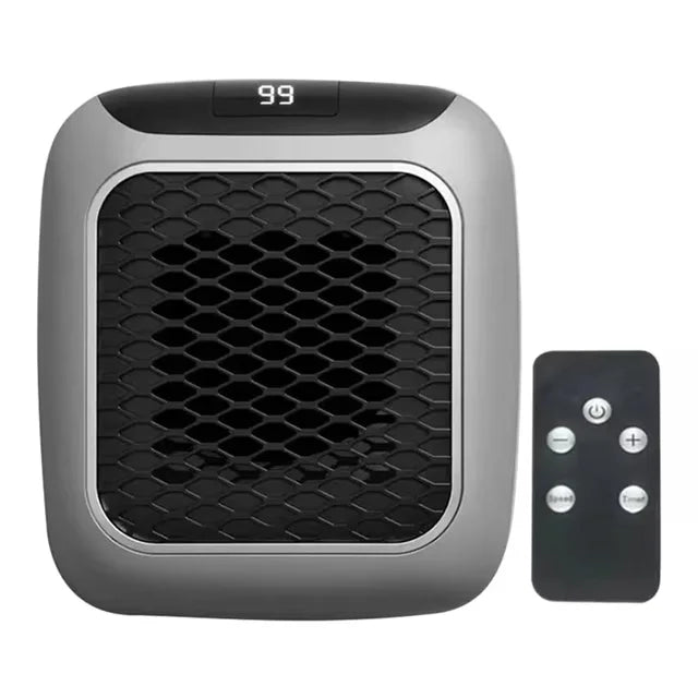 🎁Plug-In Ceramic Heater with Remote Control & Smart Thermostat
