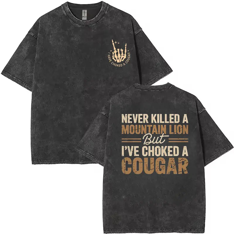 Vintage Funny Graphic Tee for Men – Soft Cotton Casual Statement T-Shirt