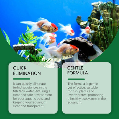 🐠  Aquarium Water Purification Tablets – Aquarium Water Clarifier • Algae Remover • Deodorizing Fish Tank Cleaner • Crystal Clear Water Treatment Tablets 💧✨