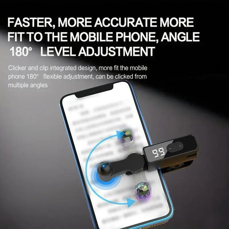 📱 2026 Upgraded Auto Clicker – Hands-Free Continuous Tap Device for Gaming, Live Streaming & Apps ⚡