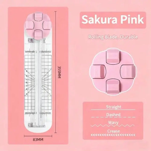 4-in-1 Paper Cutter & Trimmer for Straight, Wave, Perforated & Creasing ✂️