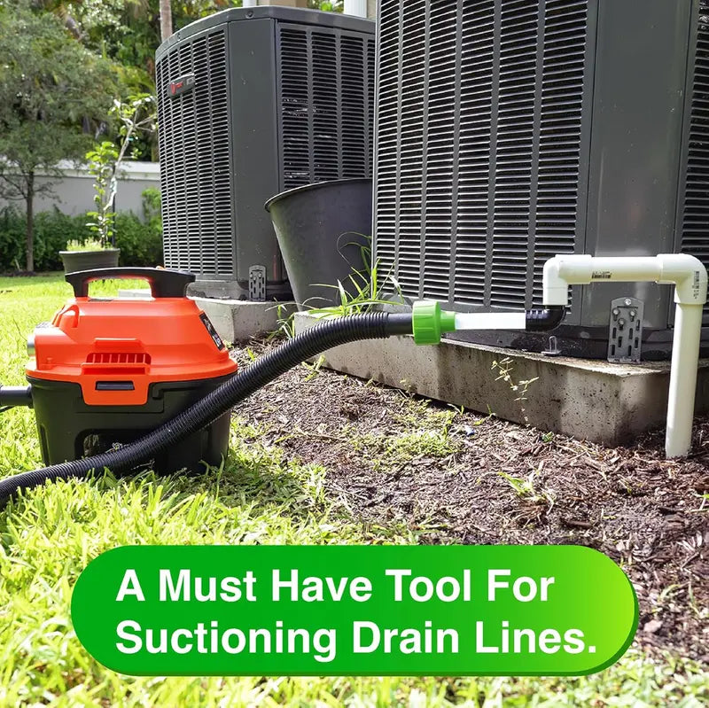 Universal AC Drain Line Cleaner Adapter – HVAC Condensate Line Unclogging Tool