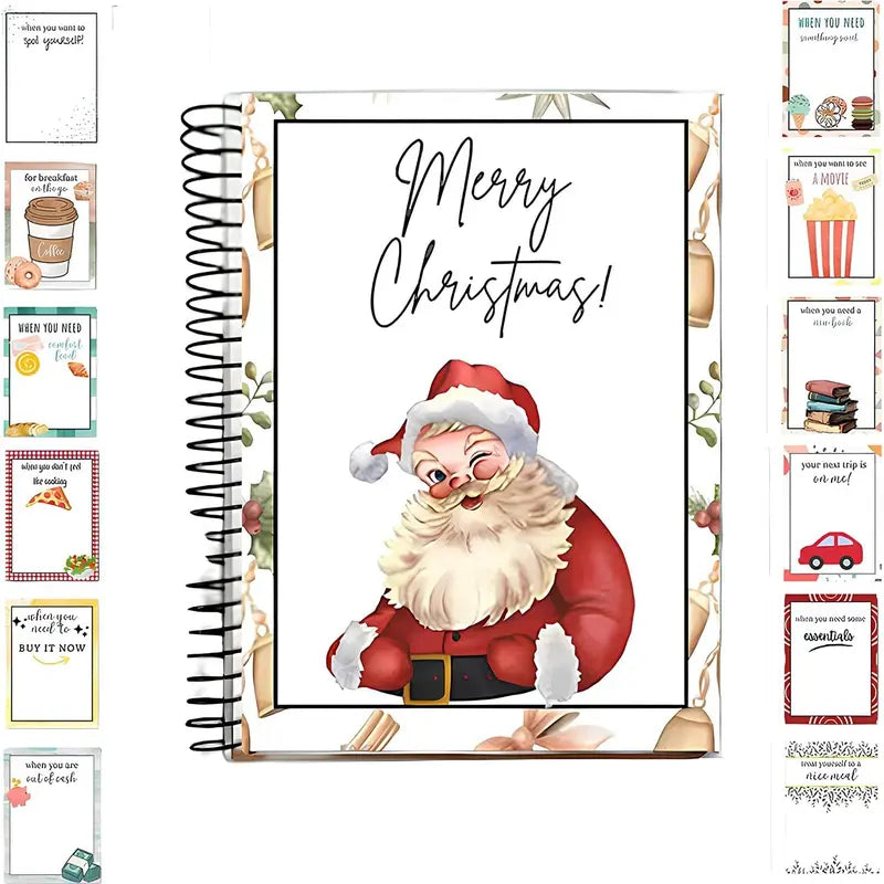 DIY Christmas Gift Card Holder Book 5x7 Inch