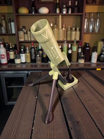 🚀 51mm Beer Bottle Mortar Bottle Opener 🍻🔥Novelty Cap-Launching Desk & Bar Accessory 🎉