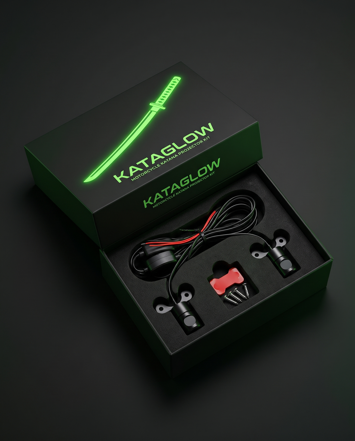 KataGlow box with the full kit inside