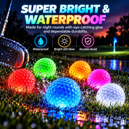 🎁Glow-in-the-Dark LED Golf Balls – Impact Activated