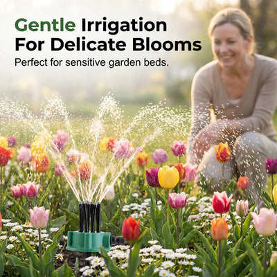 360° Flexible Garden Sprinkler with Adjustable Multi-Directional Water Spray