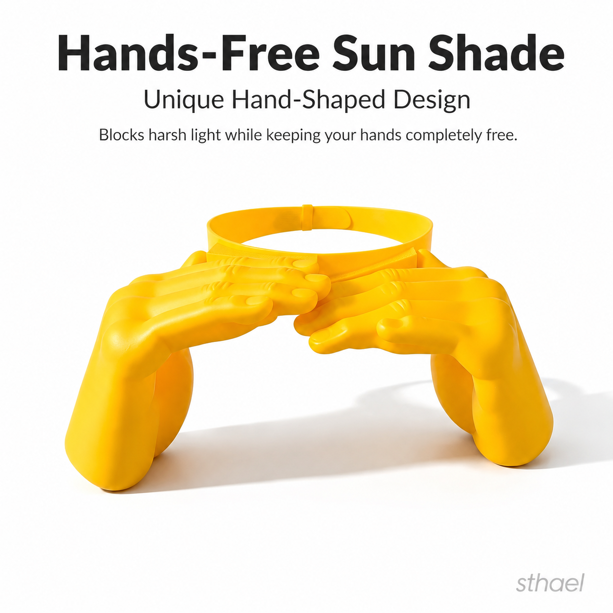 Hands-Free Sun Blocker | Portable Wearable Sun Protection Hat for Outdoor Work, Fishing, Gardening & Summer Travel