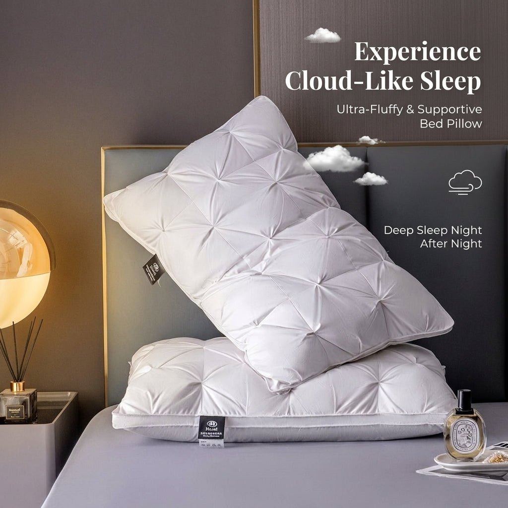 ☁️ Comfort Sleep Pillow – Ultra Fluffy Cloud-Like Bed Pillow