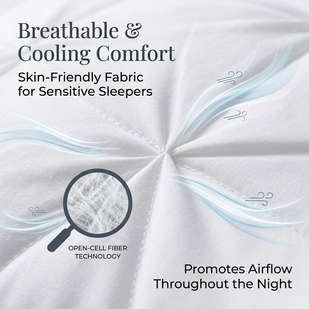 ☁️ Comfort Sleep Pillow – Ultra Fluffy Cloud-Like Bed Pillow