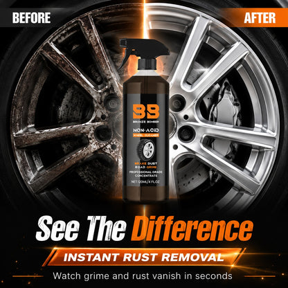 🚗 Automotive Rust Remover Spray 120ml – Fast-Acting Rust, Iron & Grime Cleaner for Wheels, Rims & Metal Surfaces ✨