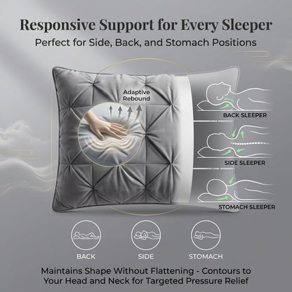 ☁️ Comfort Sleep Pillow – Ultra Fluffy Cloud-Like Bed Pillow