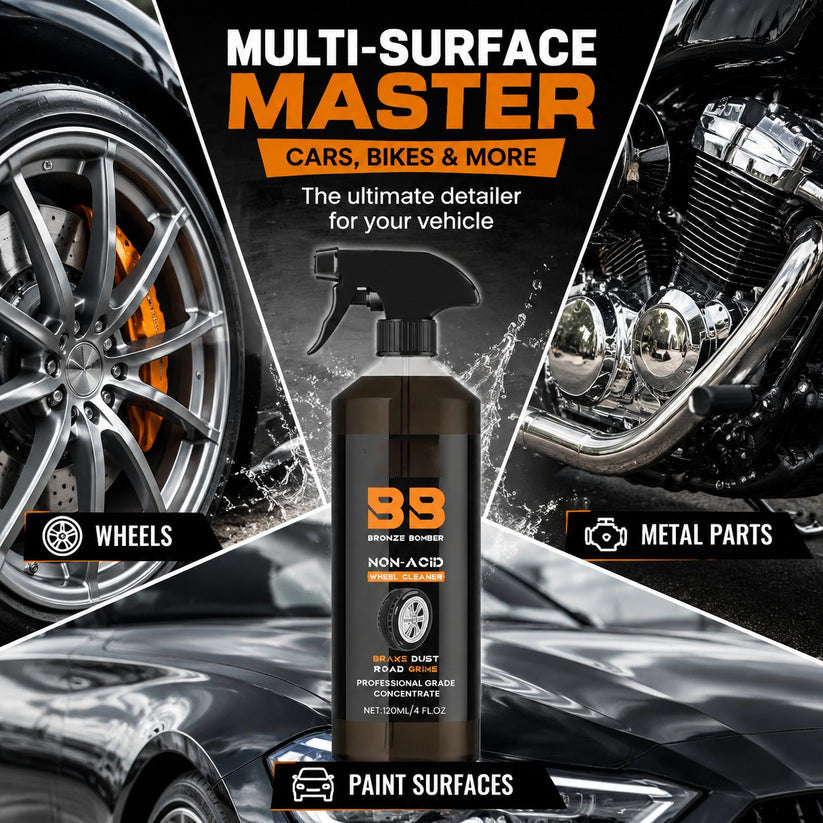 🚗 Automotive Rust Remover Spray 120ml – Fast-Acting Rust, Iron & Grime Cleaner for Wheels, Rims & Metal Surfaces ✨