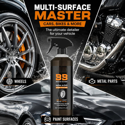 🚗 Automotive Rust Remover Spray 120ml – Fast-Acting Rust, Iron & Grime Cleaner for Wheels, Rims & Metal Surfaces ✨