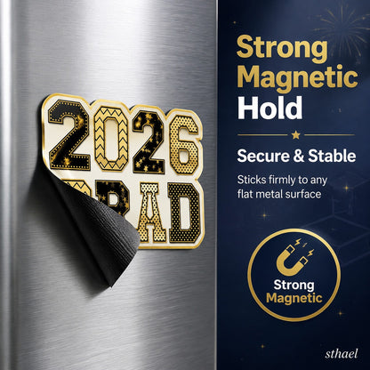 🎓 Class of 2026 Graduation Magnet Set – Celebrate Your Achievement in Style!