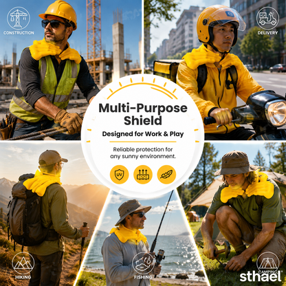 Hands-Free Sun Blocker | Portable Wearable Sun Protection Hat for Outdoor Work, Fishing, Gardening & Summer Travel