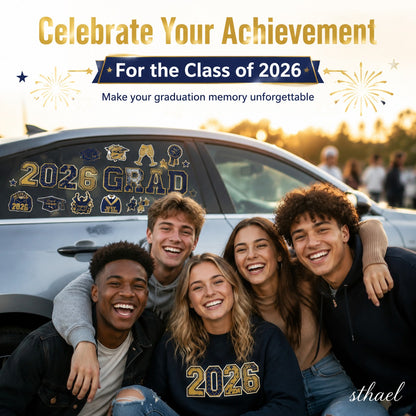 🎓 Class of 2026 Graduation Magnet Set – Celebrate Your Achievement in Style!
