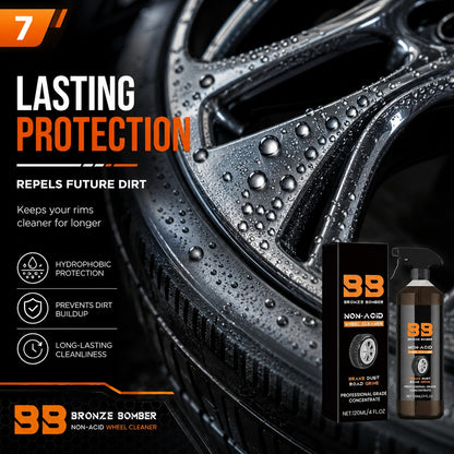 🚗 Automotive Rust Remover Spray 120ml – Fast-Acting Rust, Iron & Grime Cleaner for Wheels, Rims & Metal Surfaces ✨