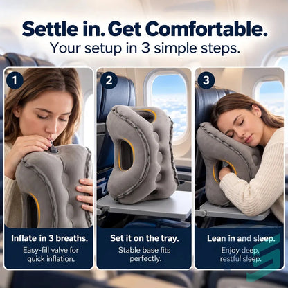 ❤️Inflatable Travel Pillow for Comfortable Rest Anywhere