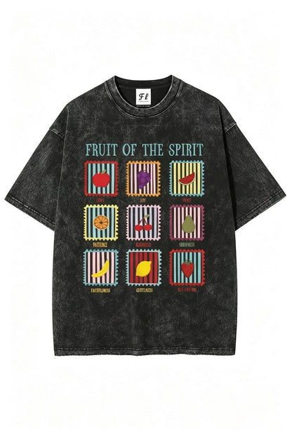 Unisex Vintage Washed Cotton Graphic T-Shirt