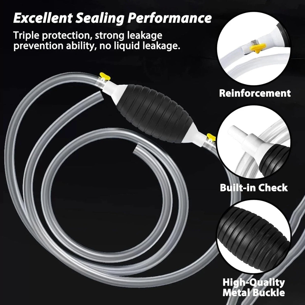 Multifunction Manual Liquid Siphon Pump With 2m Hose
