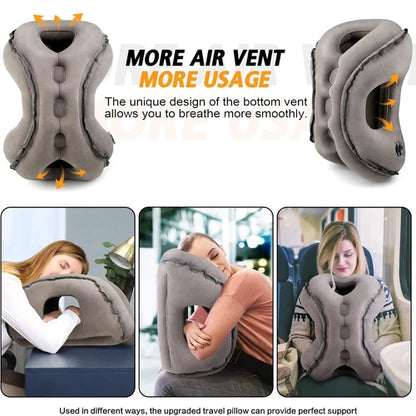 ❤️Inflatable Travel Pillow for Comfortable Rest Anywhere