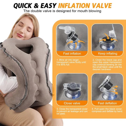 ❤️Inflatable Travel Pillow for Comfortable Rest Anywhere