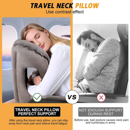 ❤️Inflatable Travel Pillow for Comfortable Rest Anywhere
