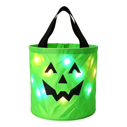 Light Up Halloween Candy Buckets For Trick Or Treating