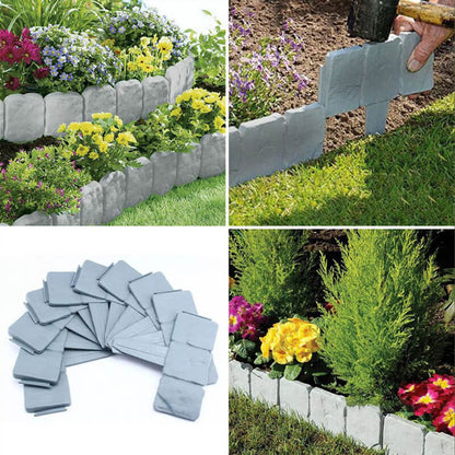 🪻High-quality. durable simulated stone garden fence🪻